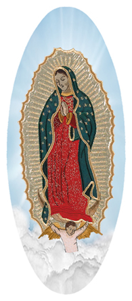 Lady of Guadalupe Blue